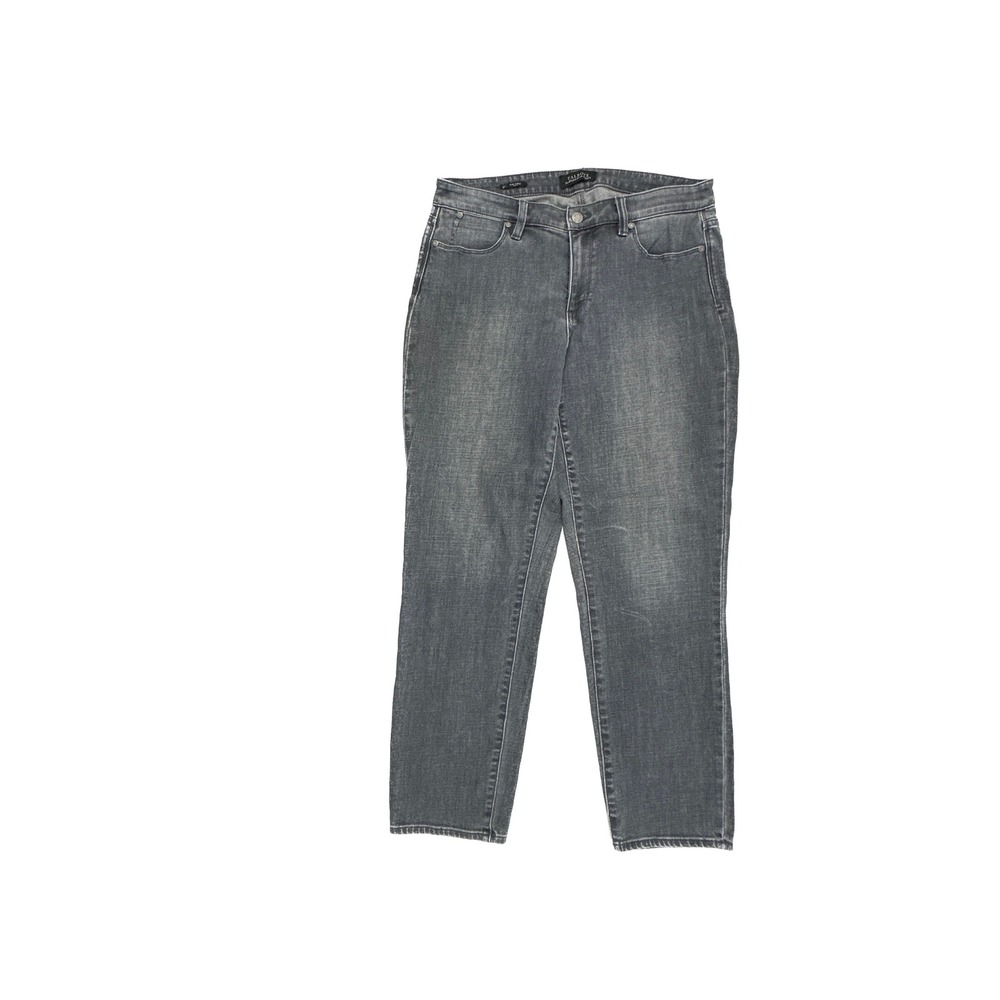 Talbots Slim Ankle Curvy Jeans Womens 10 Gray Flawless Five-Pocket Stretch Pants